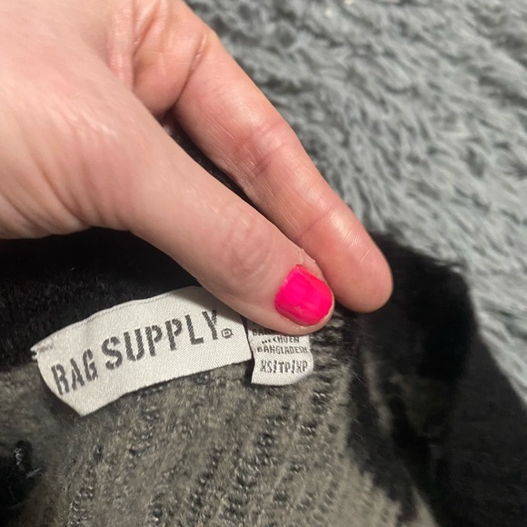 Long oversized zebra sweater - Picture 4 of 5